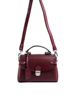 Silver & Polo SP1159 Kadın El Çantası Düz Bordo