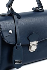 Silver & Polo SP1159 Kadın El Çantası Düz Lacivert