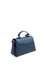 Silver & Polo SP1159 Kadın El Çantası Logolu Lacivert