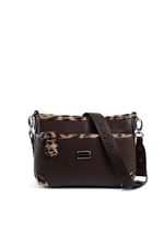 Silver & Polo SP1160 Kadın Çapraz Çanta Düz Kahve-Leopar Taba