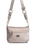 Silver & Polo SP1160 Kadın Çapraz Çanta Süet Bej-Kum