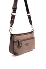 Silver & Polo SP1160 Kadın Çapraz Çanta Süet Vizon-Kahve