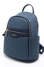 Silver & Polo SP1161 Kadın Sırt Çantası Logolu Lacivert