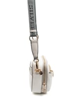 Silver & Polo SP1162 Kadın Çapraz Çanta Logolu Beyaz-A.Gri