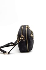 Silver & Polo SP1162 Kadın Çapraz Çanta Monogram Siyah