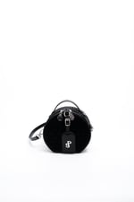 Silver & Polo SP1163 Kadın Çapraz Çanta Fashion Siyah-Rugan Siyah