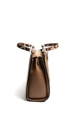 Silver & Polo SP1166 Kadın El Çantası Düz Vizon-Vizon-Leopar Taba