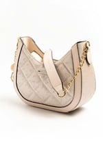 Silver & Polo SP1168 Kadın Omuz Çantası Logolu Bej