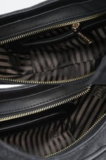 Silver & Polo SP1168 Kadın Omuz Çantası Fashion Siyah-Rugan Siyah