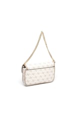 Silver & Polo SP1171 Kadın Omuz Çantası Monogram Bej-Kum