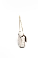 Silver & Polo SP1171 Kadın Omuz Çantası Monogram Bej-Kum