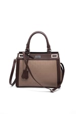 Silver & Polo SP1174 Kadın El Çantası Fashion Bizon-Kahve