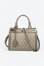 Silver & Polo SP1174 Kadın El Çantası Monogram Y.Yeşil