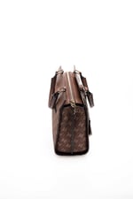 Silver & Polo SP1174 Kadın El Çantası Monogram Kahve
