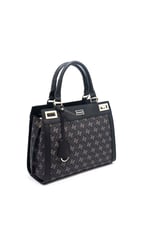 Silver & Polo SP1174 Kadın El Çantası Monogram Füme-Siyah