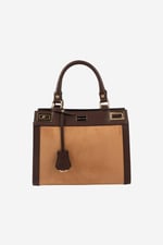 Silver & Polo SP1174 Kadın El Çantası Süet Taba-Kahve
