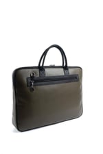 Silver & Polo SP1175 Kadın Laptop & Evrak Çantası Düz Zeytuni-Siyah