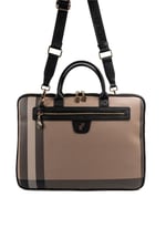 Silver & Polo SP1175 Kadın Laptop & Evrak Çantası Ekose Kahve-Siyah