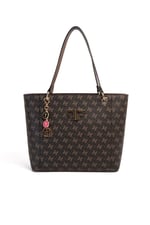 Silver & Polo SP1176 Kadın Omuz Çantası Monogram Kahve
