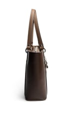 Silver & Polo SP1176 Kadın Omuz Çantası Düz Kahve-Vizon