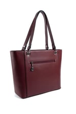 Silver & Polo SP1176 Kadın Omuz Çantası Düz Bordo
