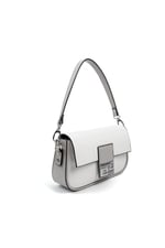 Silver & Polo SP1179 Kadın Omuz Çantası Düz Beyaz-A.Gri