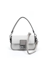 Silver & Polo SP1179 Kadın Omuz Çantası Düz Beyaz-A.Gri
