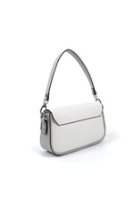 Silver & Polo SP1179 Kadın Omuz Çantası Düz Beyaz-A.Gri