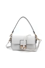 Silver & Polo SP1179 Kadın Omuz Çantası Logolu Beyaz