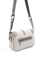Silver & Polo SP1182 Kadın Çapraz Çanta Petek Beyaz-A.Gri