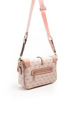 Silver & Polo SP1182 Kadın Çapraz Çanta Monogram Pembe-Somon