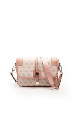 Silver & Polo SP1182 Kadın Çapraz Çanta Monogram Pembe-Somon