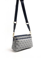 Silver & Polo SP1184 Kadın Çapraz Çanta Monogram Gri-Lacivert
