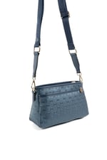 Silver & Polo SP1184 Kadın Çapraz Çanta Logolu Lacivert