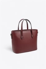 Silver & Polo SP1185 Kadın El Çantası Düz Bordo