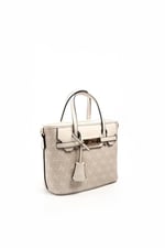 Silver & Polo SP1185 Kadın El Çantası Monogram Taş-Kemik