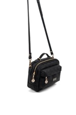 Silver & Polo SP1186 Kadın Çapraz Çanta Monogram Siyah
