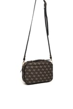 Silver & Polo SP1186 Kadın Çapraz Çanta Monogram Füme-Siyah