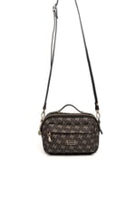 Silver & Polo SP1186 Kadın Çapraz Çanta Monogram Füme-Siyah