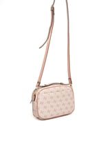 Silver & Polo SP1186 Kadın Çapraz Çanta Monogram Pembe-Somon