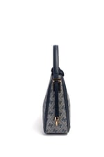 Silver & Polo SP1187 Kadın Omuz Çantası Monogram Gri-Lacivert