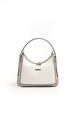 Silver & Polo SP1187 Kadın Omuz Çantası Logolu Beyaz-A.Gri