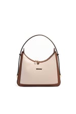 Silver & Polo SP1187 Kadın Omuz Çantası Düz Bej-Taba