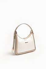 Silver & Polo SP1187 Kadın Omuz Çantası Logolu Sedef-S.Nut