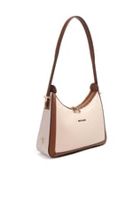 Silver & Polo SP1187 Kadın Omuz Çantası Düz Bej-Taba