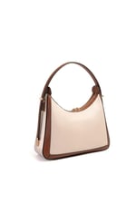 Silver & Polo SP1187 Kadın Omuz Çantası Düz Bej-Taba
