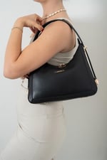 Silver & Polo SP1187 Kadın Omuz Çantası Düz Siyah