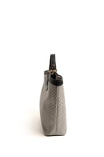 Silver & Polo SP1189 Kadın El Çantası Hasır Siyah Beyaz-Siyah