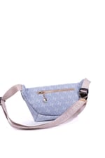 Silver & Polo SP1192 Kadın Bel Çantası Monogram Mavi-Ten