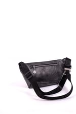 Silver & Polo SP1192 Kadın Bel Çantası Petek M.Gümüş-Siyah